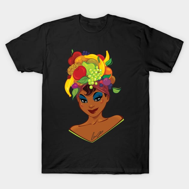 Fruits on my head T-Shirt by Eliaschatzoudis